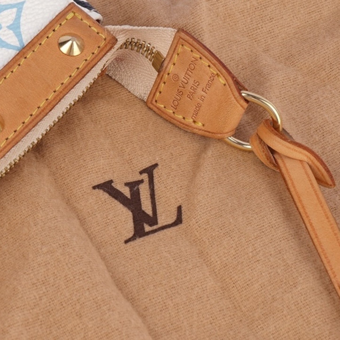 Louis Vuitton Monogram Canvas Murakami Multicolor Studded Pochette Accessoires Handbag