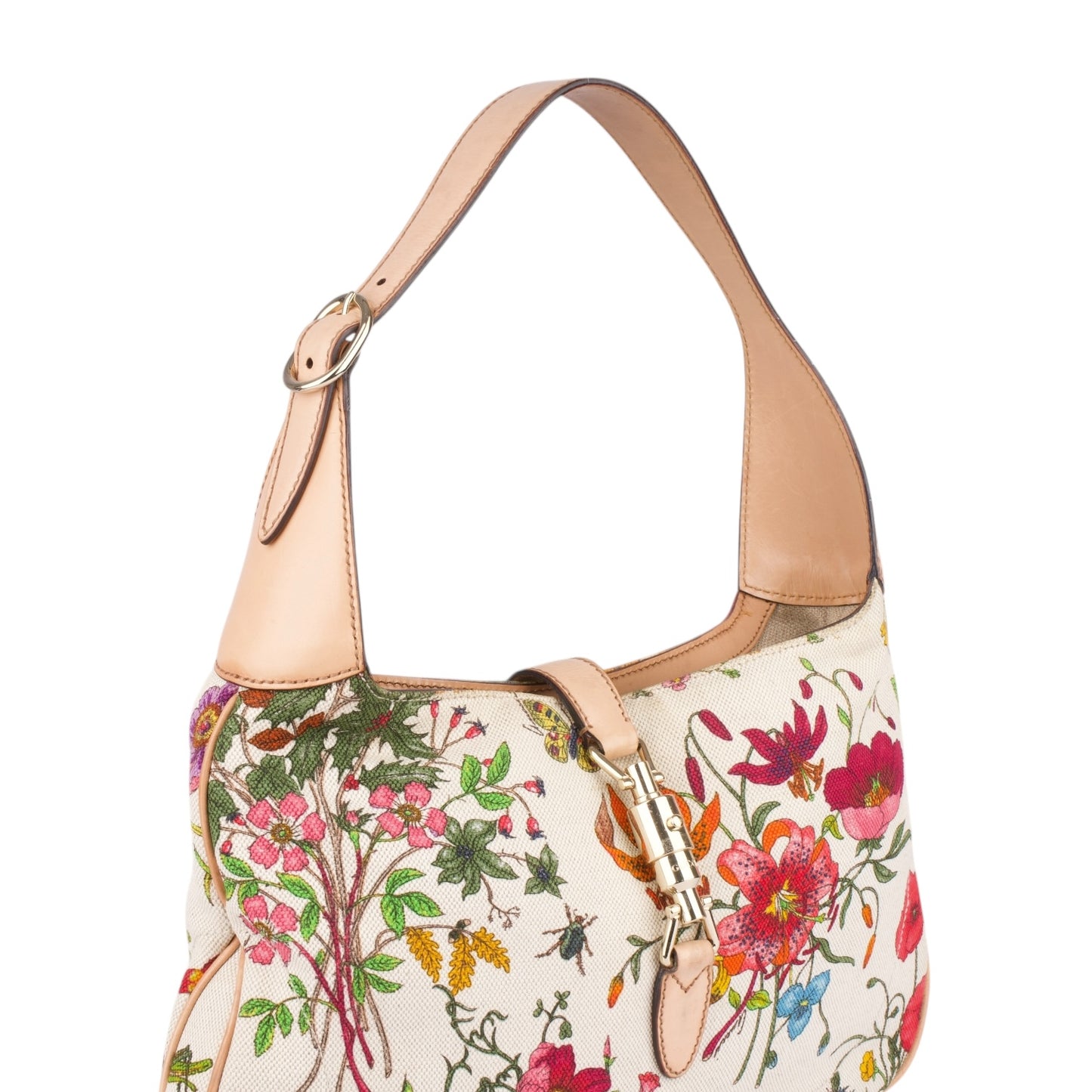 Gucci Multicolor Floral Jackie Shoulder Bag
