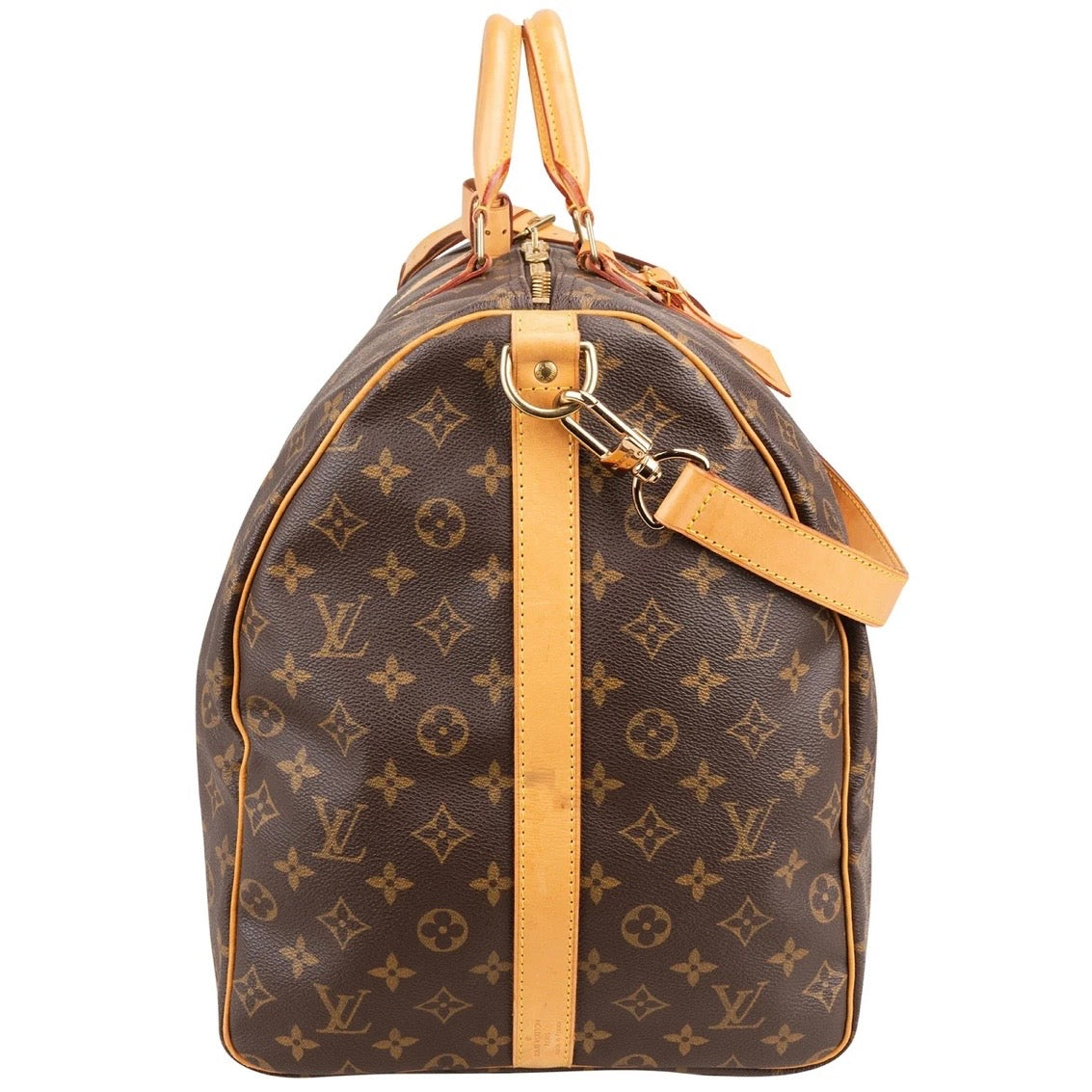 Louis Vuitton Monogram Canvas Keepall 60 Shoulder Travel Bag