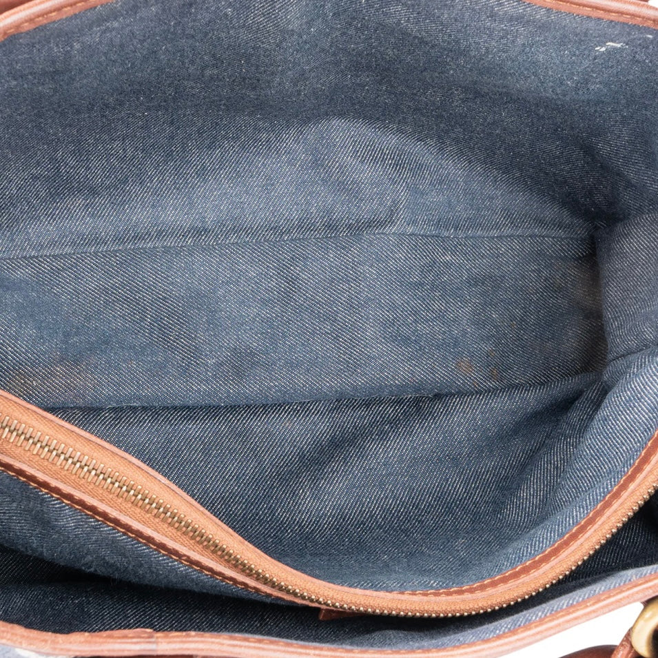 Celine Denim Maccadam Monogram Boogie Handbag