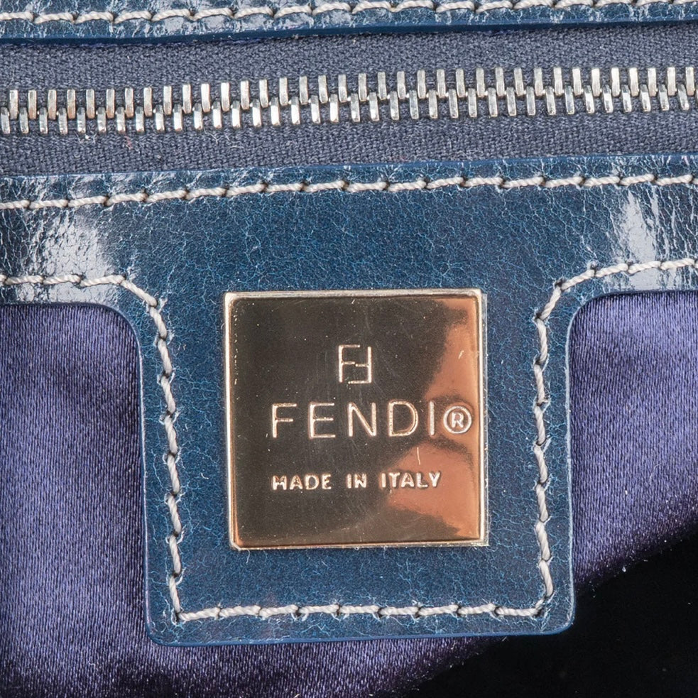 Fendi FF Monogram Boston Handbag
