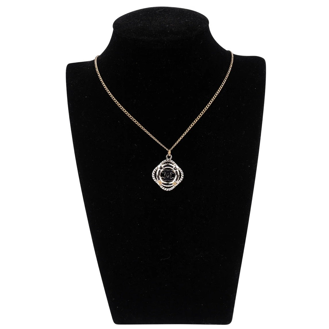 Chanel Crystal CC Necklace