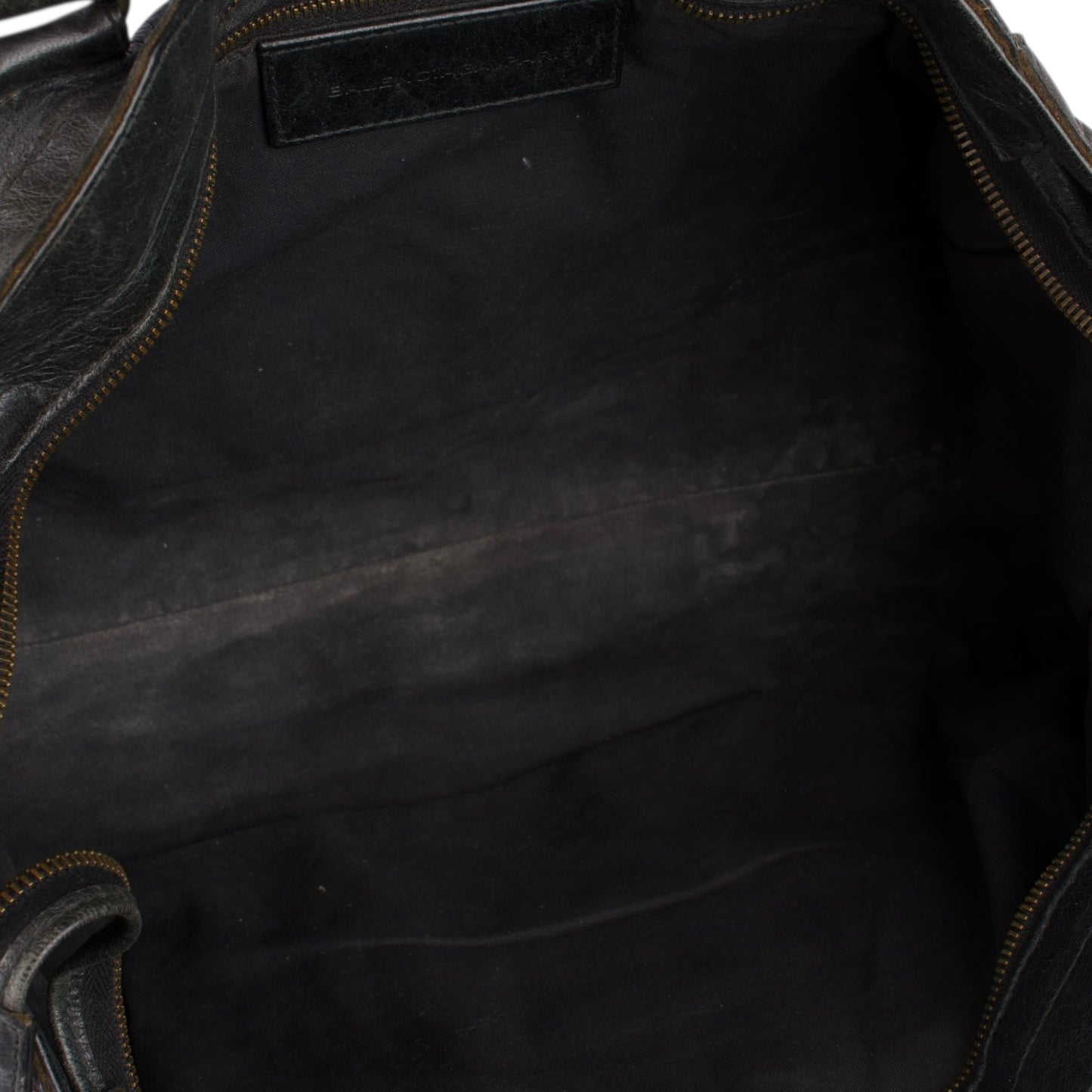 Balenciaga Black Leather City Handbag