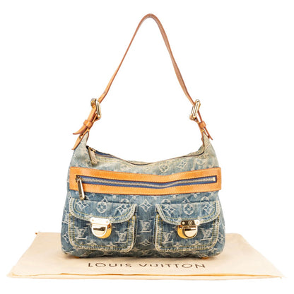 Louis Vuitton Denim Monogram Baggy PM Shoulder Bag