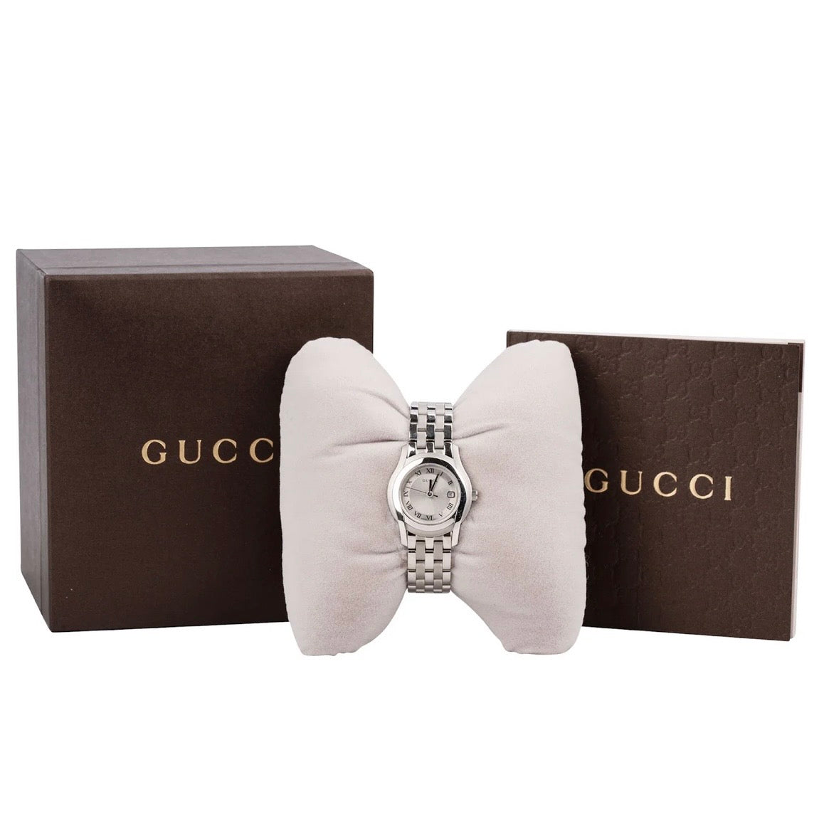 Gucci Silver Tone 5500L Women Watch