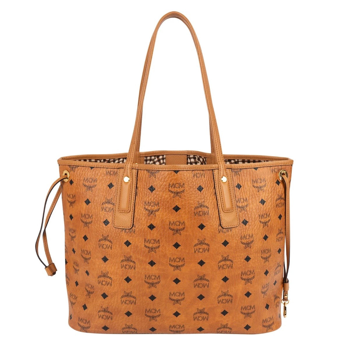 MCM Monogram Visetos Liz Shopper Shoulder Bag