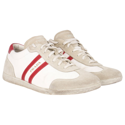 Prada Leather Low Top Sneaker