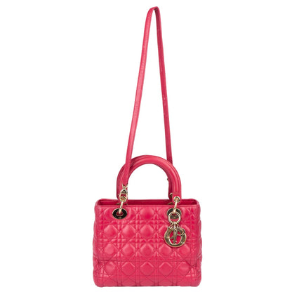 Christian Dior Quilted Leather Lady Dior Handbag