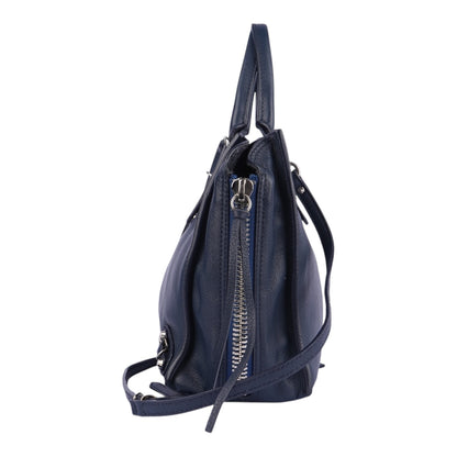 Balenciaga Blue Leather Paper Handbag