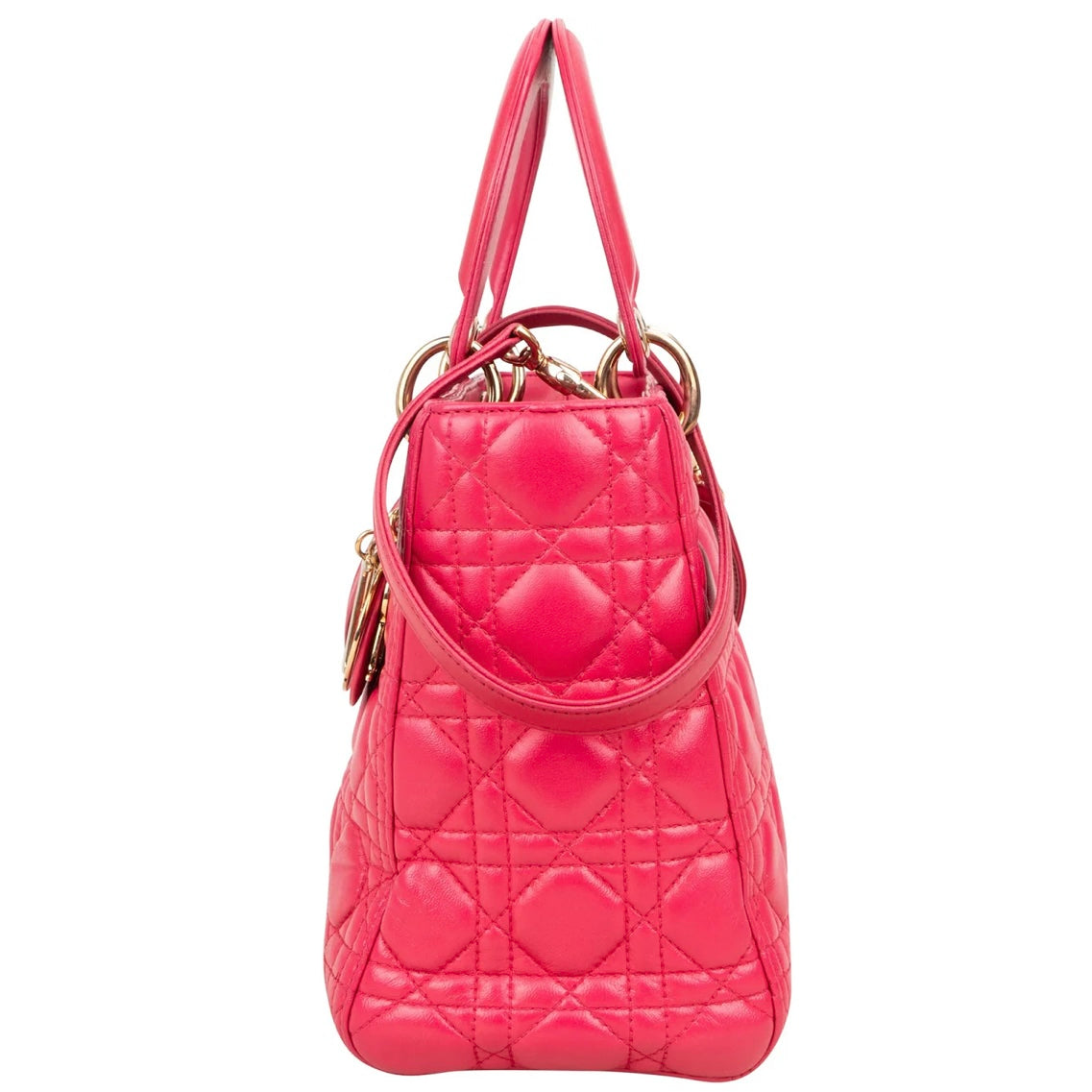 Christian Dior Quilted Leather Lady Dior Handbag