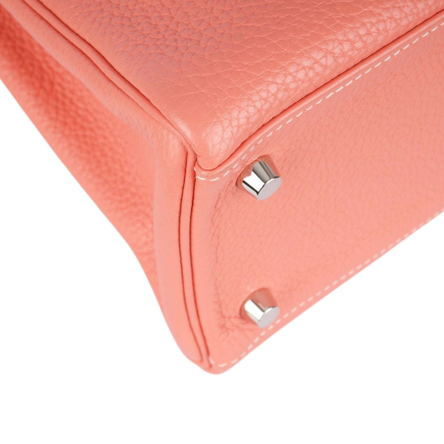 Hermès Rose Jaipur Kelly 28 Clemence Leather Handbag