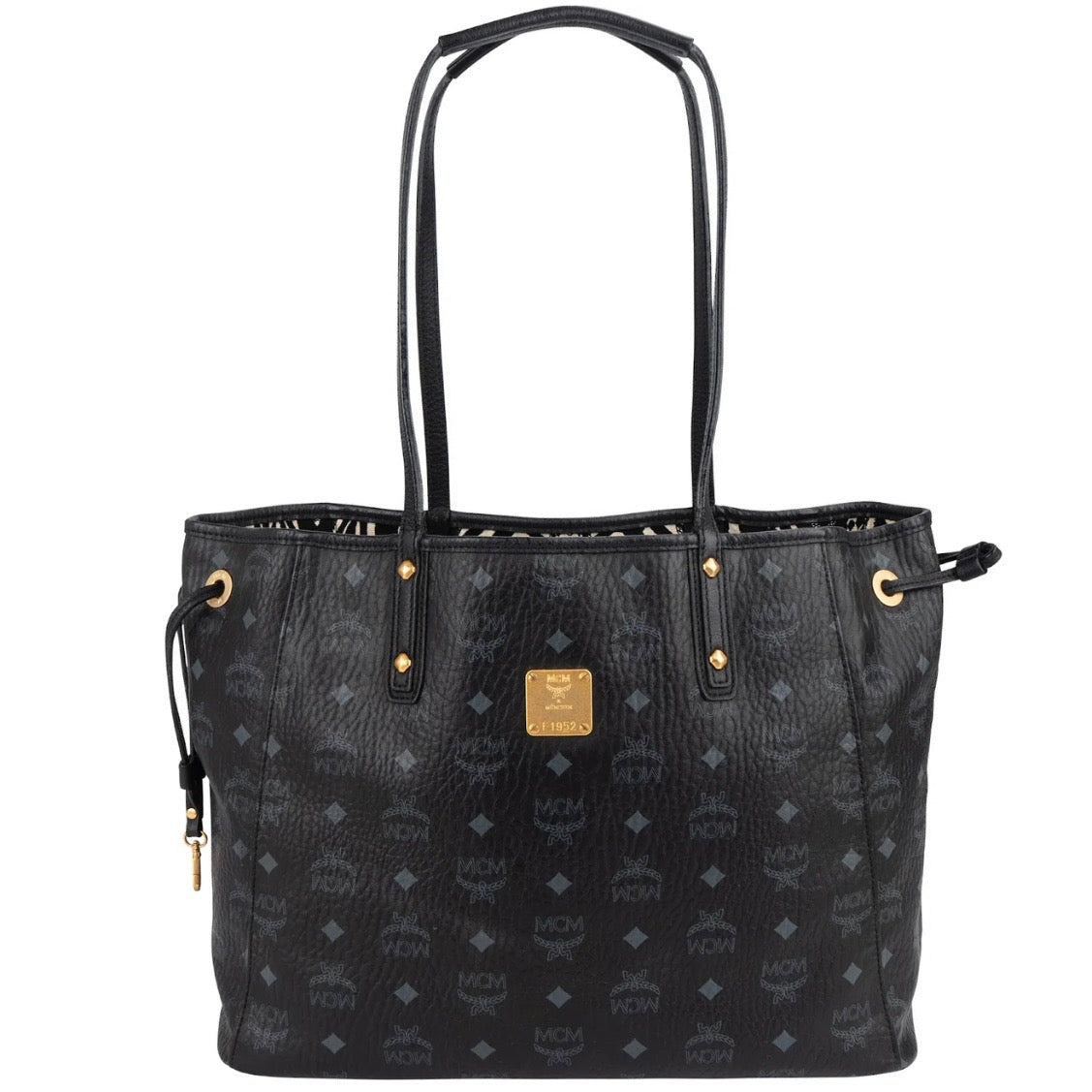 MCM Monogram Visetos Liz Reversible Shopper Shoulder Bag