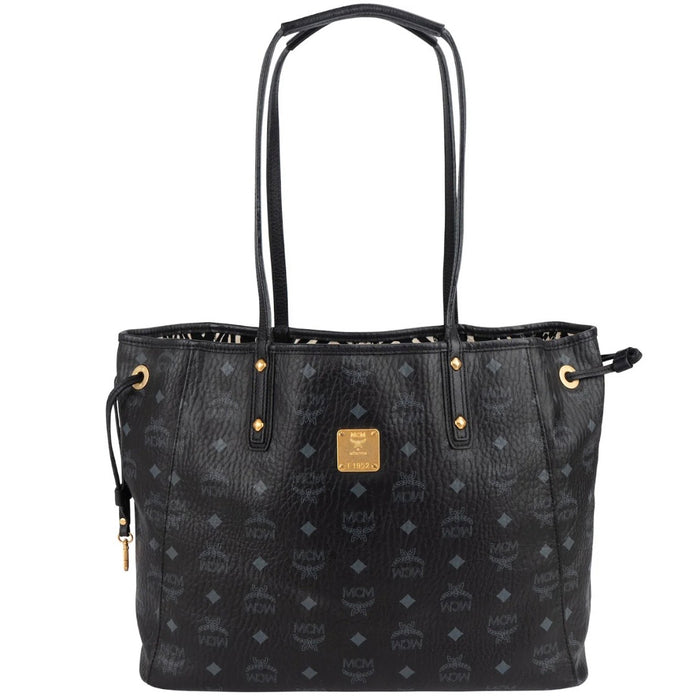 MCM Monogram Visetos Liz Reversible Shopper Shoulder Bag
