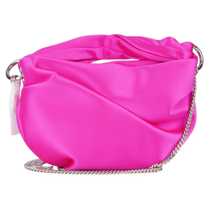 Jimmy Choo Pink Satin Bonny Crossbody Bag