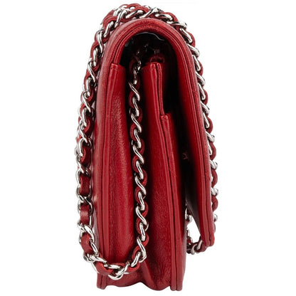 Chanel Quilted Lambskin Wallet On Chain Crossbody Bag
