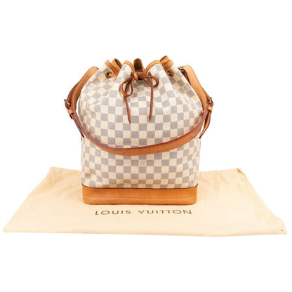 Louis Vuitton Monogram Damier Azur Canvas Sac Noé Grande Shoulder Bag