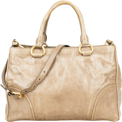 Miu Miu Vitello Lux Leather Handbag