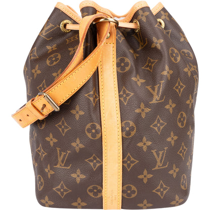 Louis Vuitton Monogram Canvas Sac Noé Petit Shoulder Bag