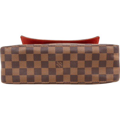 Louis Vuitton Monogram Damier Ebene Looping PM Shoulder Bag