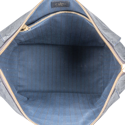 Louis Vuitton Blue Leather Monogram Empreinte Lumineuse PM Handbag
