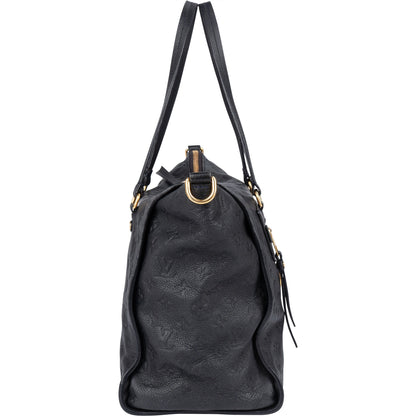 Louis Vuitton Blue Leather Monogram Empreinte Lumineuse PM Handbag