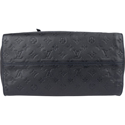 Louis Vuitton Blue Leather Monogram Empreinte Lumineuse PM Handbag