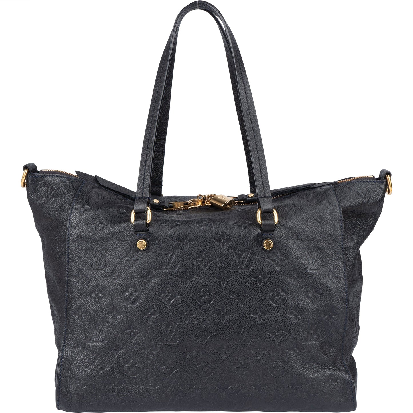 Louis Vuitton Blue Leather Monogram Empreinte Lumineuse PM Handbag