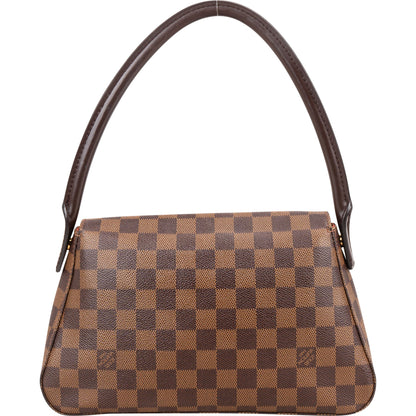 Louis Vuitton Monogram Damier Ebene Looping PM Shoulder Bag