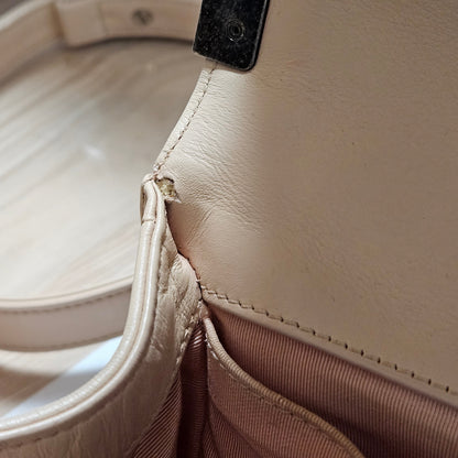 Chanel Quilted Lambskin Boy Single Flap Crossbody Bag