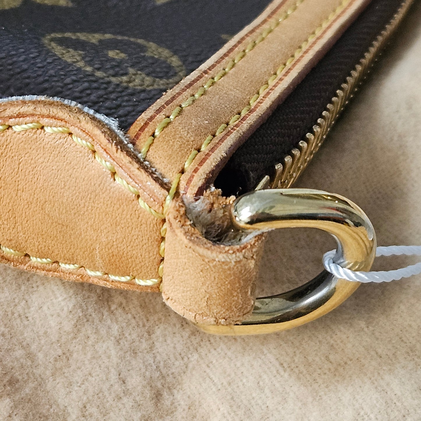 Louis Vuitton Canvas Monogram Palermo PM Handbag