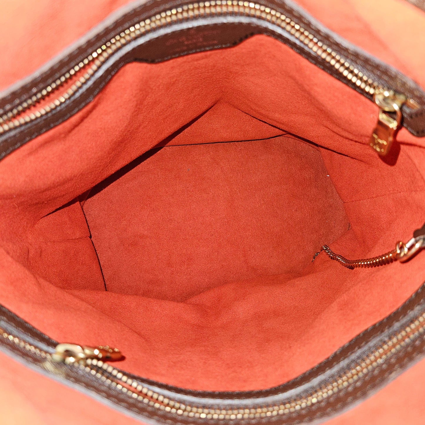 Louis Vuitton Damier Ebene Monogram Bucket PM Shoulder Bag